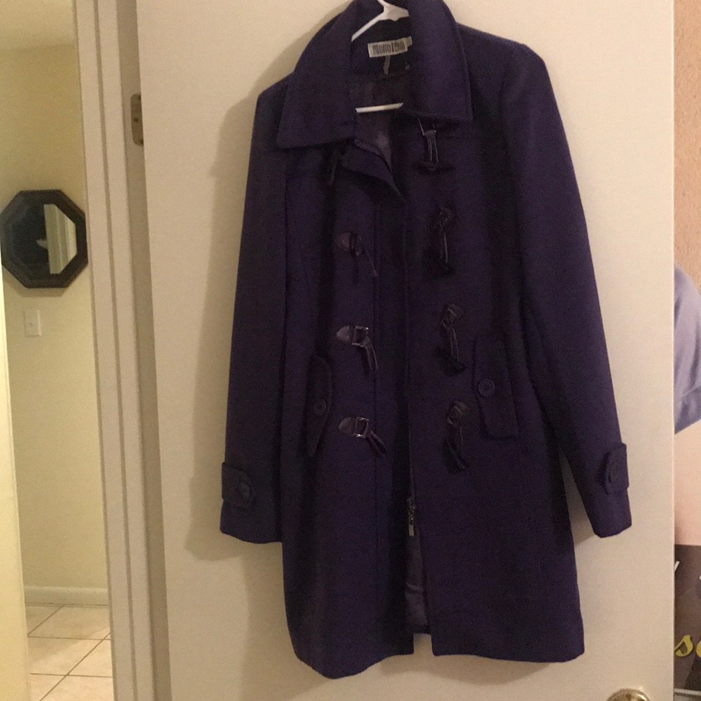 Purple peacoat